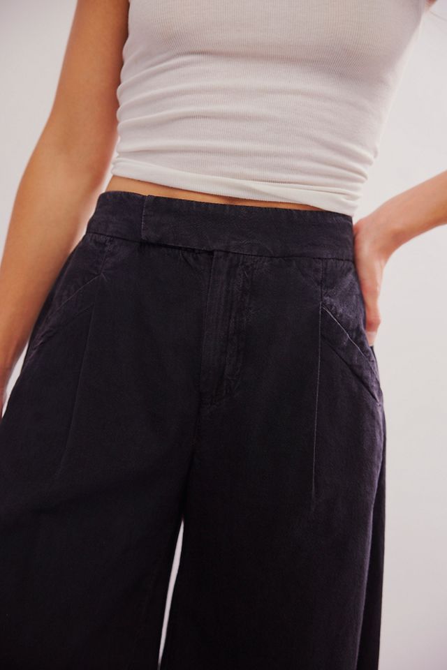 Tegan Washed Barrel Trousers | Free People