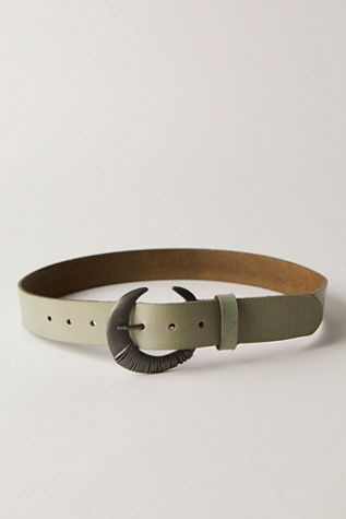 Artemis Buckle Belt at Free People in Eucalyptus, Size: XS/S