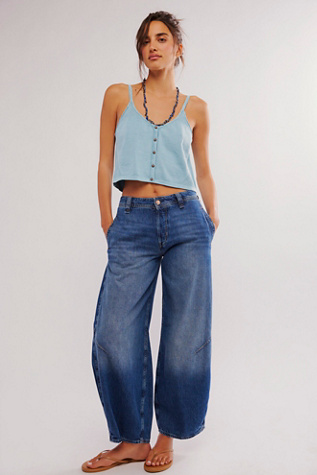 We The Free Kingston Baggy Barrel Jeans at Free People in Marrant Bay, Size: 29