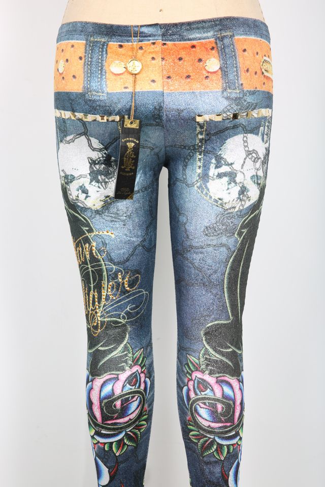 Christian Audigier Leggings Selected by Love Rocks Vintage