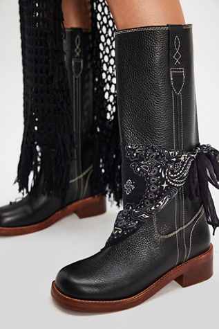 Blaze Pull-On Boots by Free People in Black, Size: US 7.5