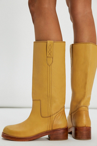 Blaze Pull-On Boots by Free People in Banana Tan Leather, Size: US 8.5