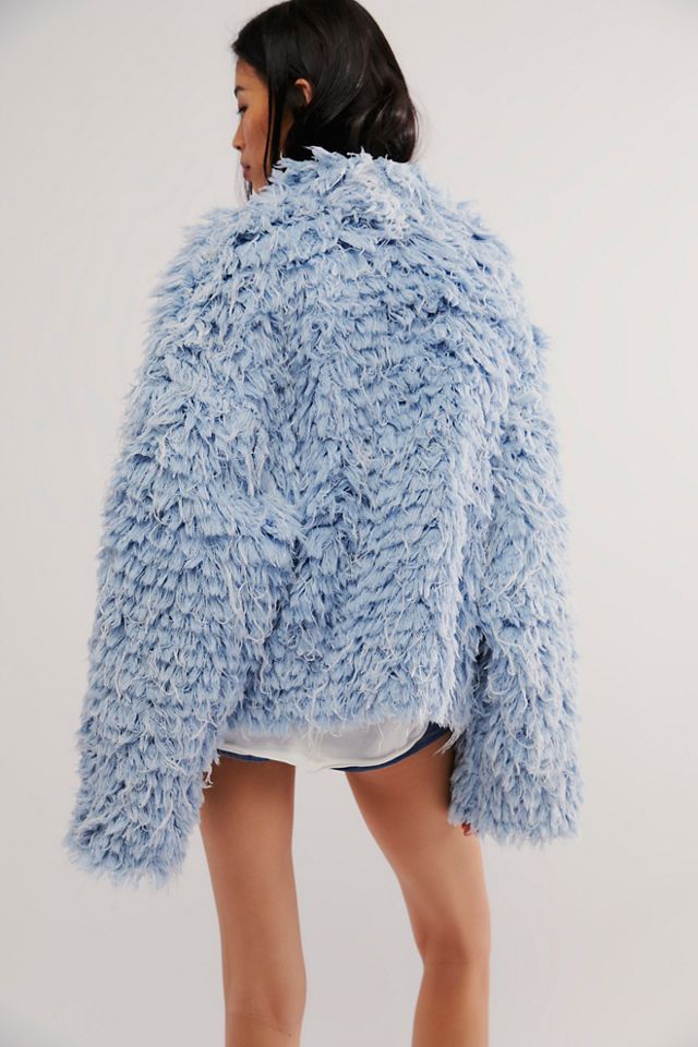 KSENIASCHNAIDER Denim Fur Jacket #2