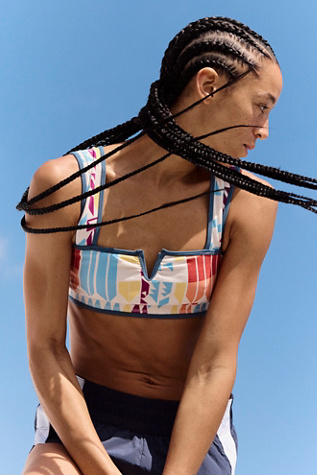 Roll With It Printed Bra