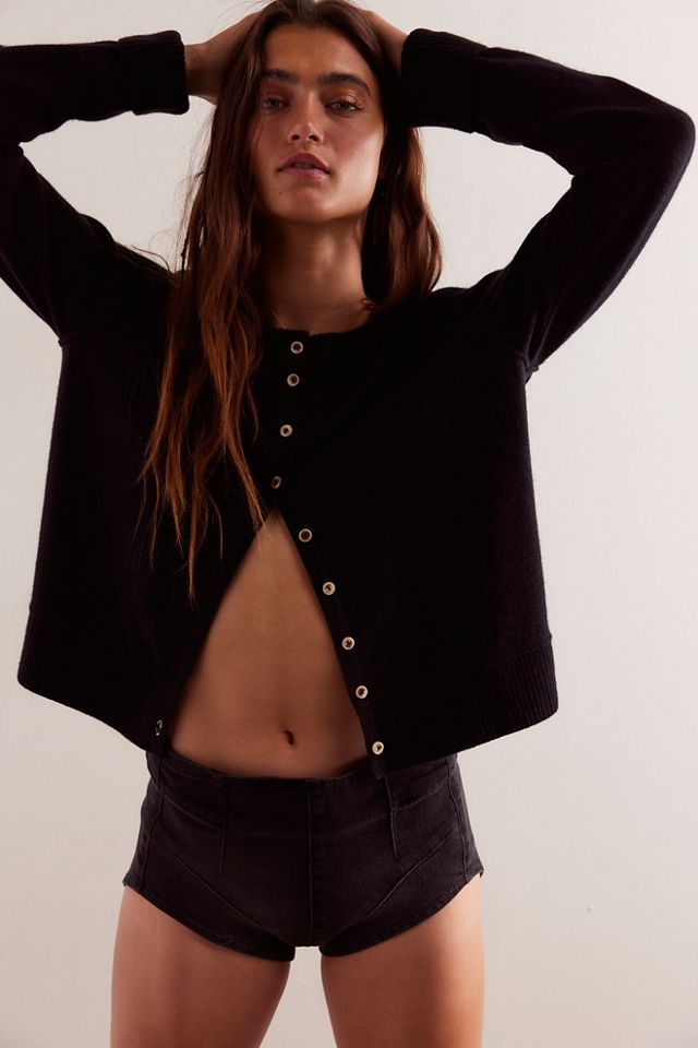 We The Free Keep It Brief Denim Micro Shorts | Free People