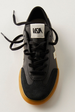 Veja Volley Trainers Shoe At Free People In Black Pierre, Size: EU 37