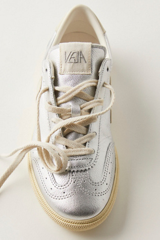 Veja Volley Trainers Shoe At Free People In Silver Pierre, Size: EU 37