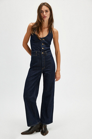 Rolla's Halter Jumpsuit At Free People In Dark Stone, Size: Small