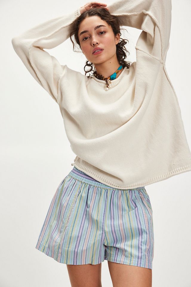 Get Free Striped Pull-On Shorts