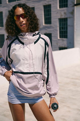 Care FP Like The Wind Colorblock Jacket by FP Movement at Free People in Pink, Size: S