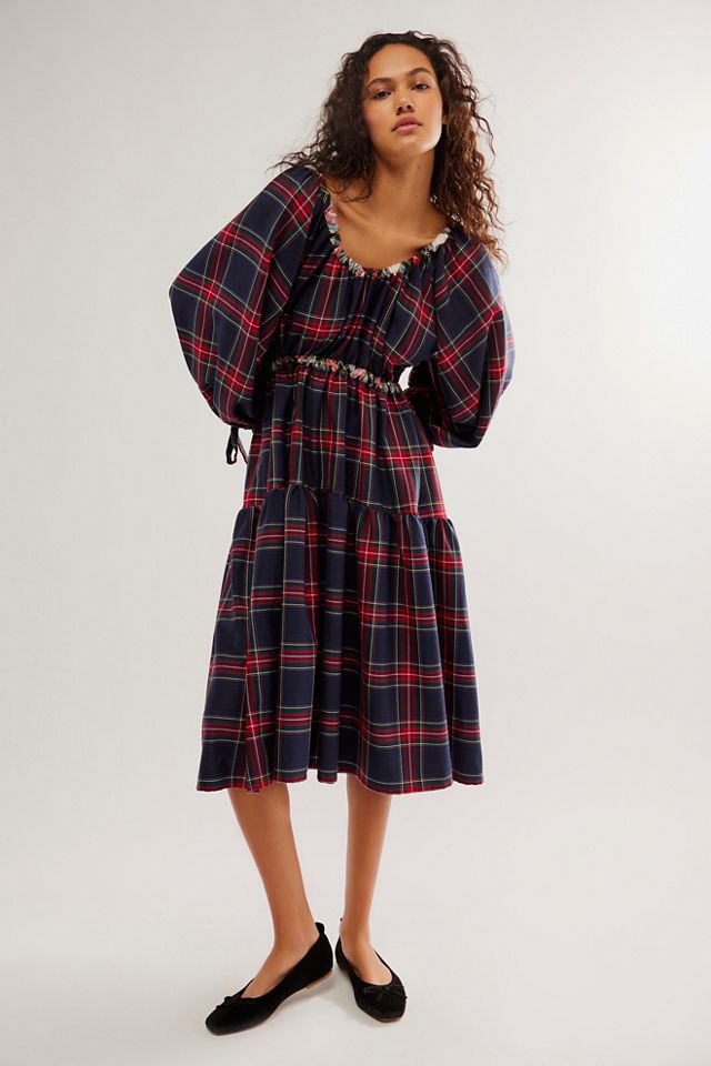 PPLN Plaid Aline Sweater Dress – Josie's Fashions