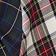 Blanc / Plaid Bleu Marine