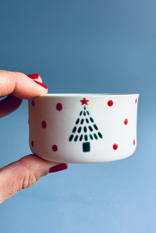 Kaase Atelier Fine Porcelain Little Christmas Bowl