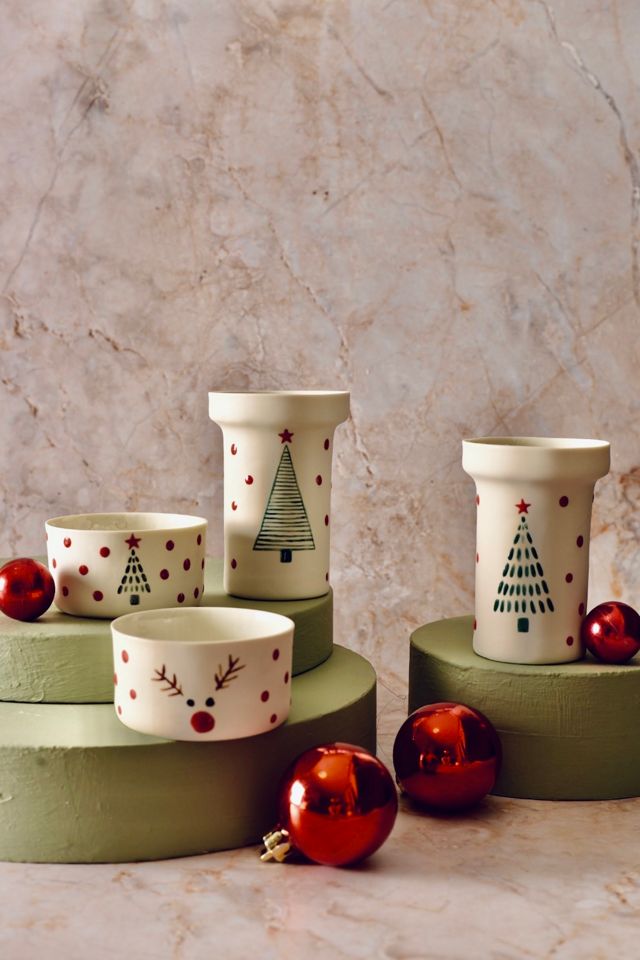 Kaase Atelier Fine Porcelain Little Christmas Bowl #2