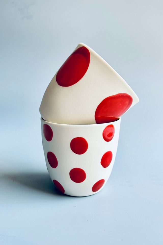 Kaase Atelier Handmade Fine Porcelain Little Dot Mug #3