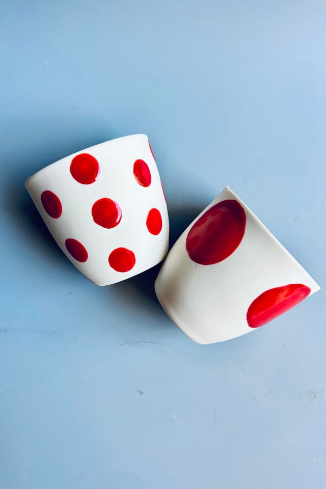 Kaase Atelier Handmade Fine Porcelain Little Dot Mug #4