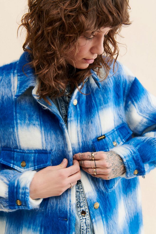 Wrangler Plush Wool Shirt Jacket #2