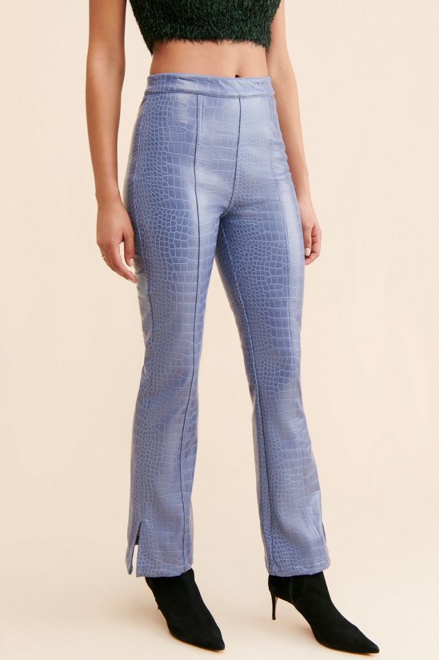Hosbjerg Irah Vegan Leather Croc Pants #2