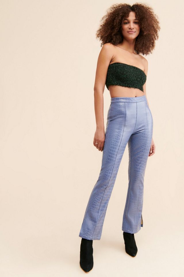 Hosbjerg Irah Vegan Leather Croc Pants #3