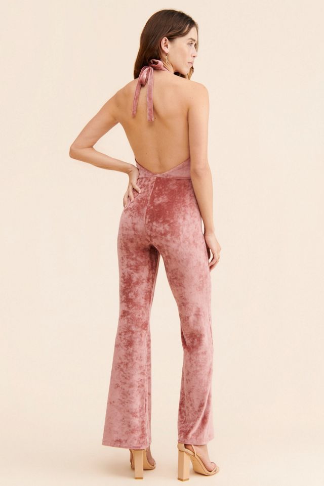MONTE Cher Halter Jumpsuit #1