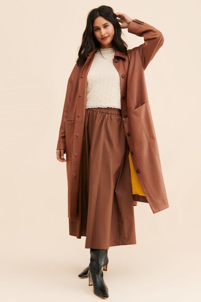 Carmen Vegan Suede Duster