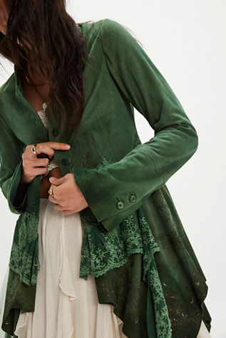 Nigel Preston Cinderella Jacket at Free People in Aqua, Size: Small