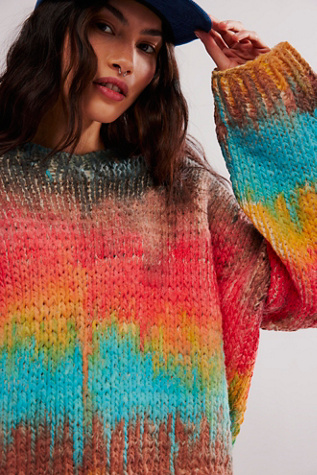 Rainbow tie hot sale dye jumper