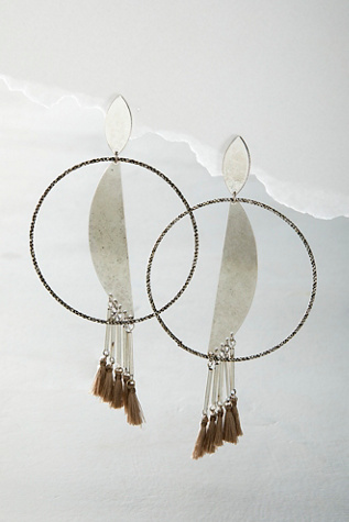 After Party Dangle Earrings at Free People in Silver