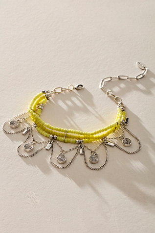 Marley Anklet at Free People in Neon Yellow