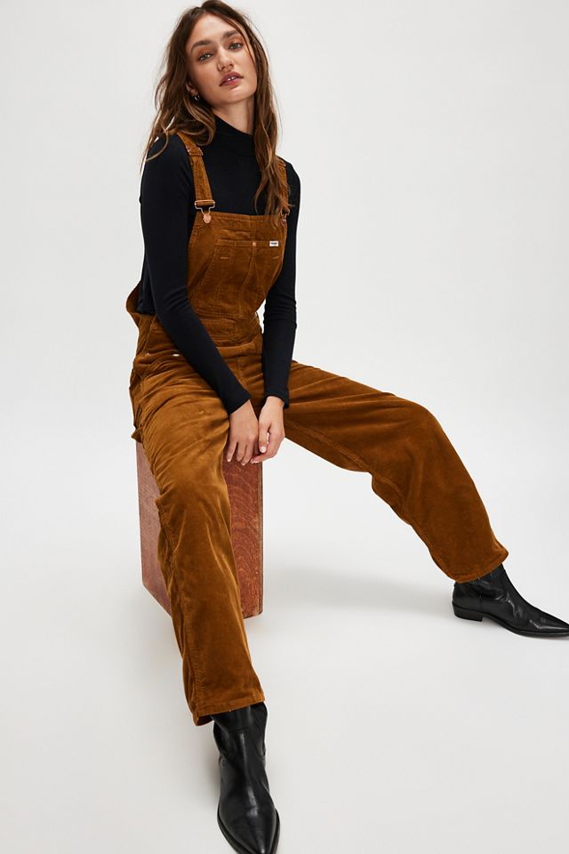 Wrangler Straight-Leg Bib Cord Overalls #3