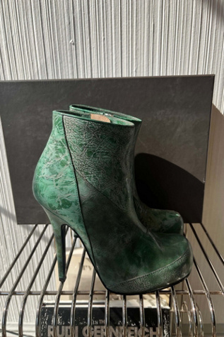 Rick Owens Platform Booties Selected by Moore Vintage Archive 