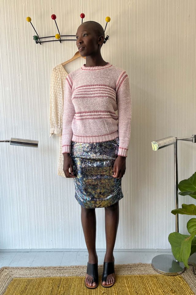 Courreges Striped Knit Top Selected by Moore Vintage Archive 