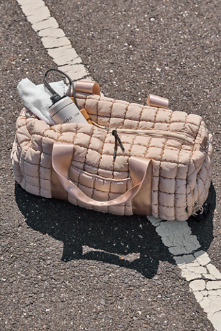 Quilted Duffle by FP Movement at Free People, Mineral