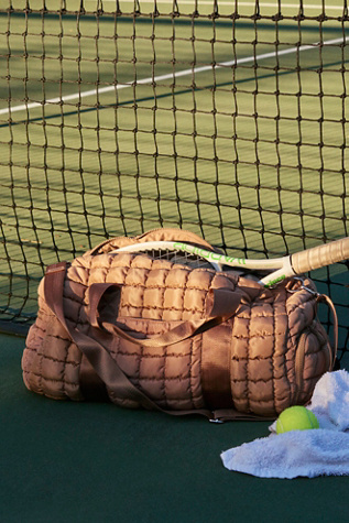 Quilted Duffle by FP Movement at Free People in Tan