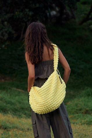 Pucker Up Carryall At Free People In Lemon Zest