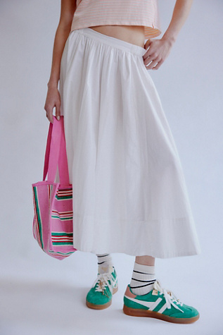 Lowen Midi Skirt by free-est at Free People in White, Size: S
