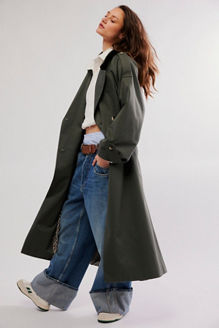 Free people long outlet coat