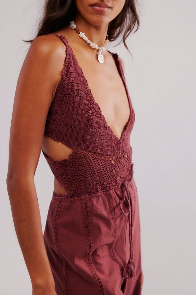 Freya Crochet One-Piece | Free People