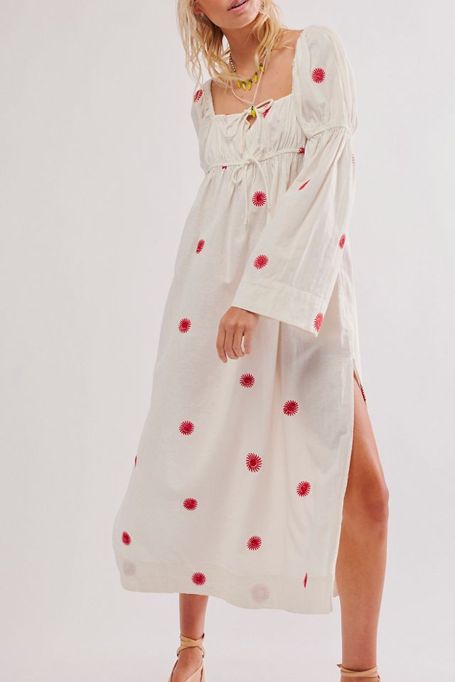 Emory Embroidered Midi Dress #1