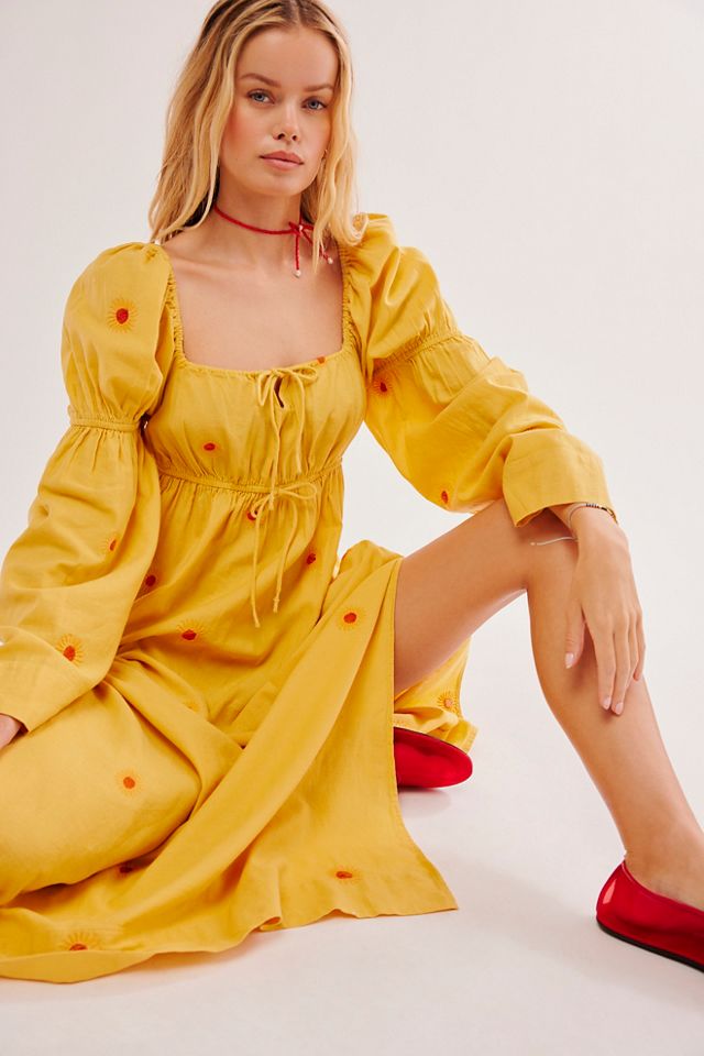 Emory Embroidered Midi Dress #1