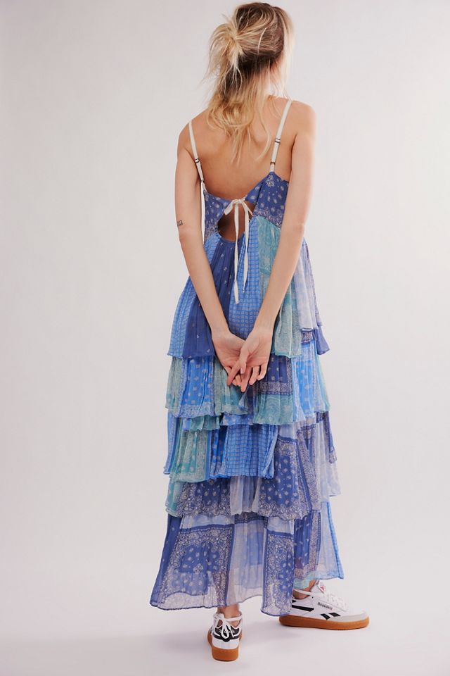 Indigo Wishes Maxi Dress #1