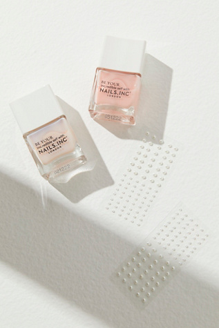 Nails.INC Pearl-Fect Mani Nail Polish & Sticker Set at Free People