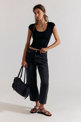 We The Free Deep Trance Dropped Boyfriend Jeans at Free People in Hypnosis, Size: 29