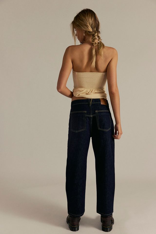 Deep Trance Dropped Boyfriend Jeans