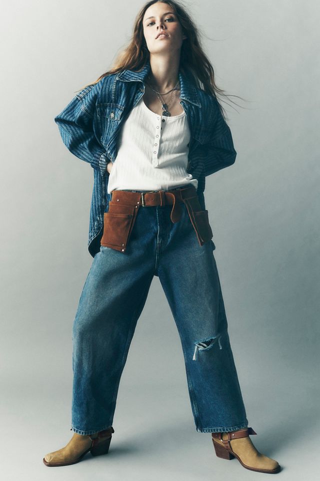 We The Free Deep Trance Dropped Boyfriend Jeans | Free People