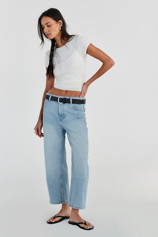 We The Free Deep Trance Dropped Boyfriend Jeans at Free People in Sweet Dreams, Size: 29