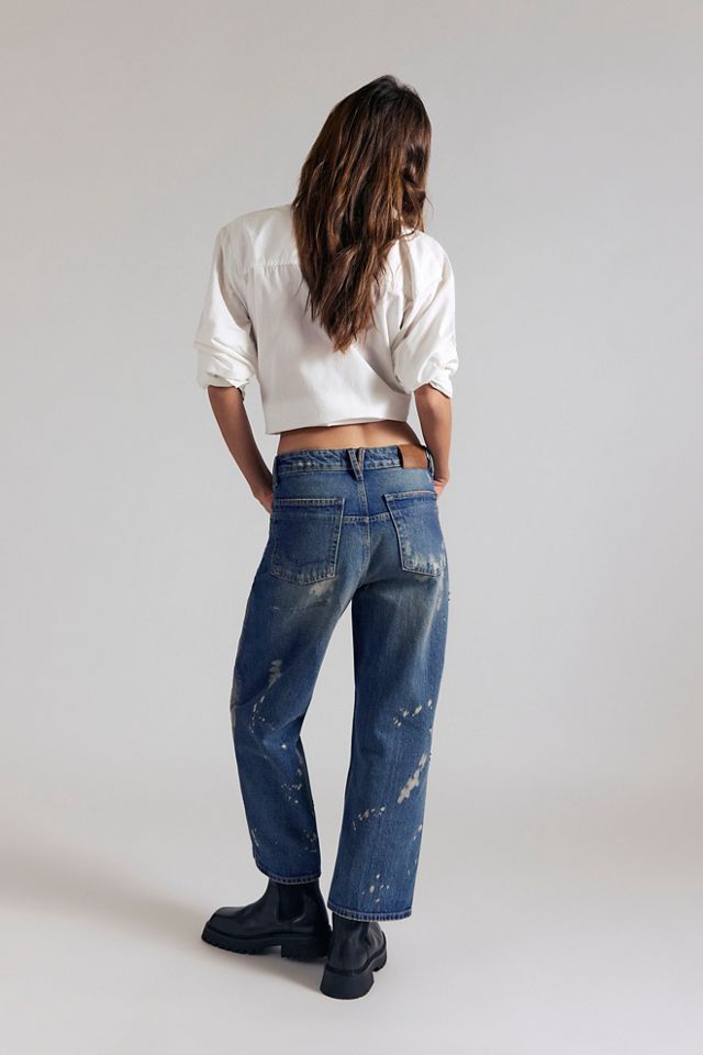 (取寄) フリーピープル レディース ウィー ザ フリー ディープ トランス ドロップド ボーイフレンズ ジーンズ Free People women We The Free Deep Trance Dropped Boyfriend Jeans From Beyond We The Free Deep Trance Dropped Boyfriend Jeans | Free People