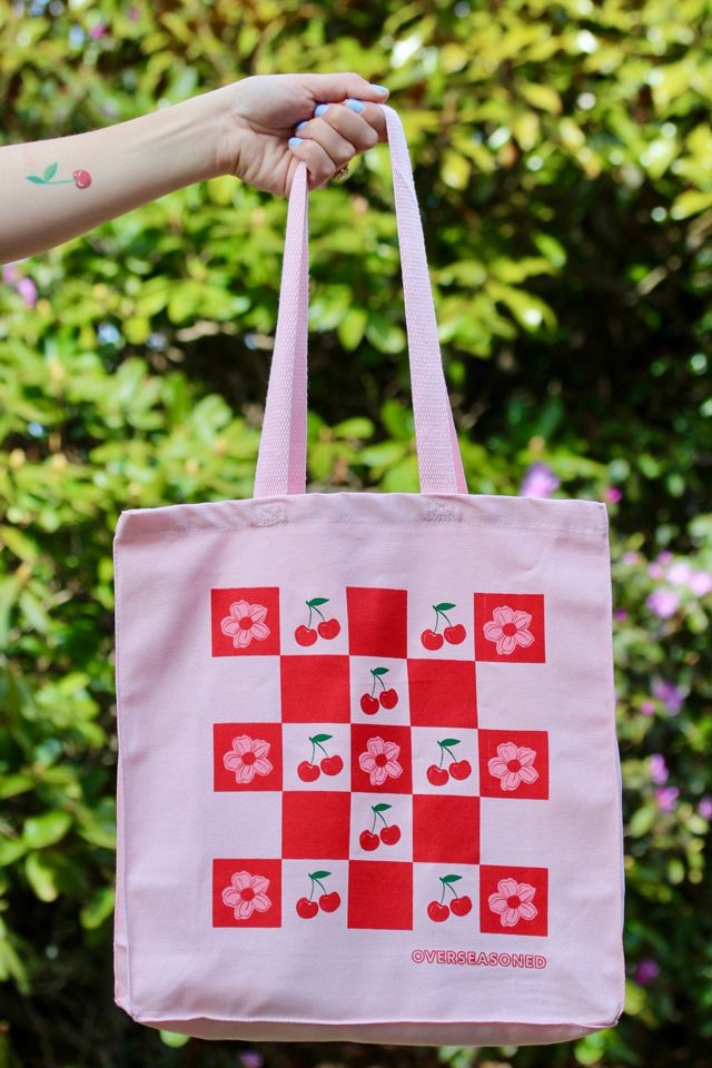Overseasoned Cherry Picnic Tote Bag #1