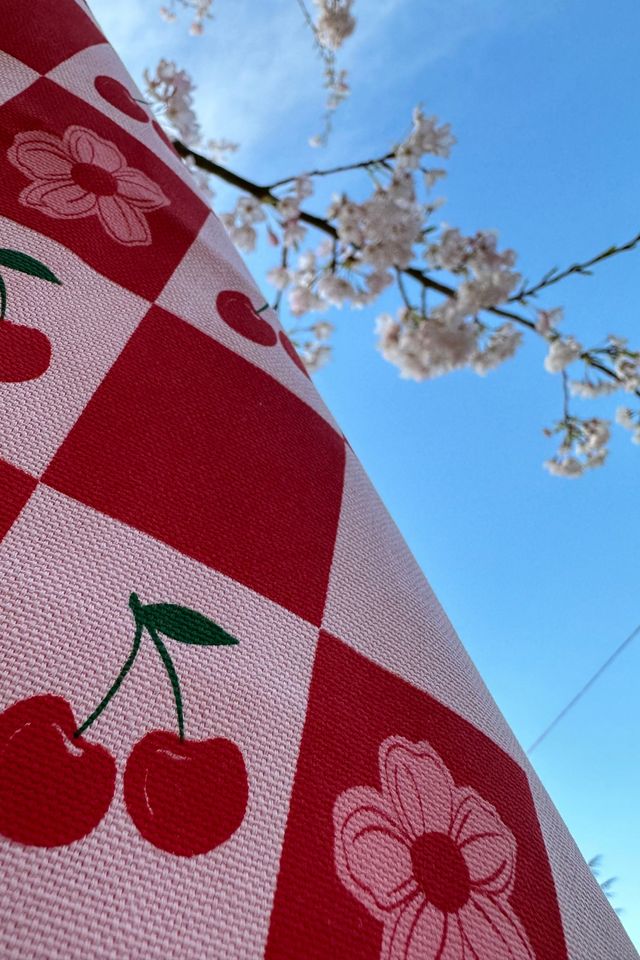 Overseasoned Cherry Picnic Tote Bag #2