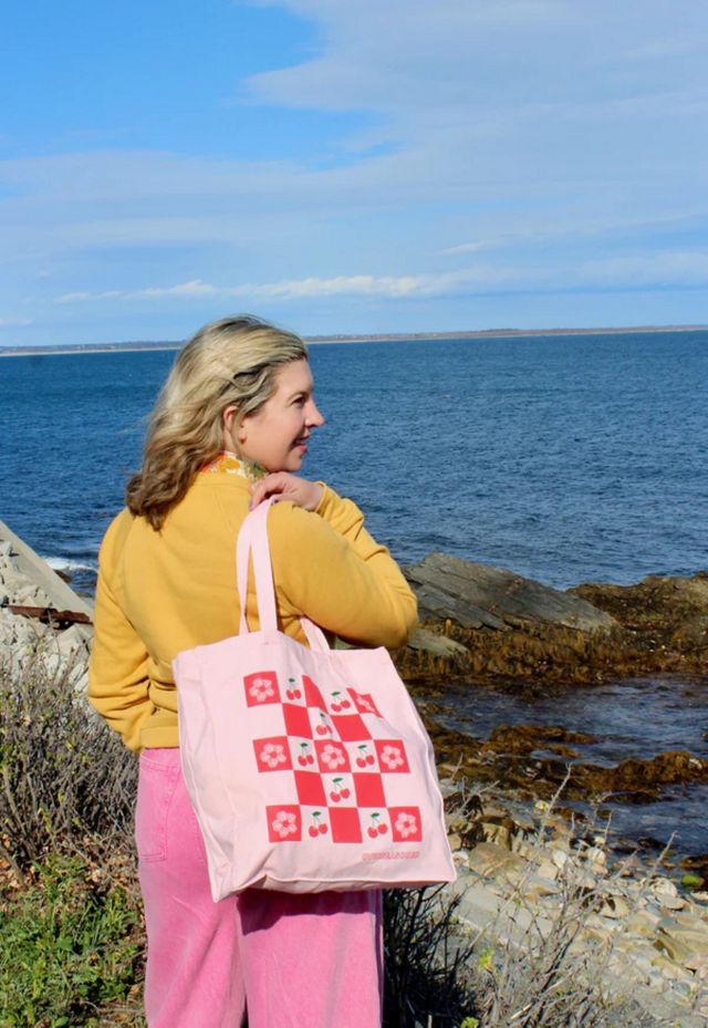 Overseasoned Cherry Picnic Tote Bag #3